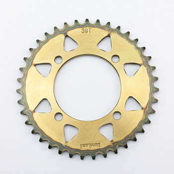 Звезда ведомая 428H 39T закаленные зубья Pitbike 125-190 4x92x76