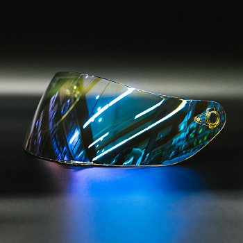 Визор для дорожного мотошлема SHOCK R1 Синий